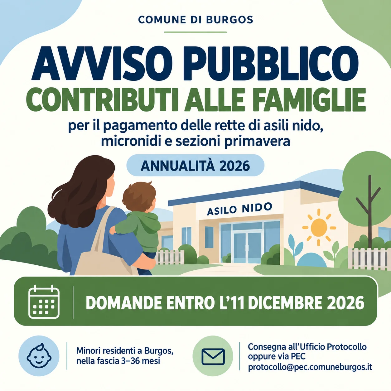 Contributi per le rette dei servizi educativi per l’infanzia
