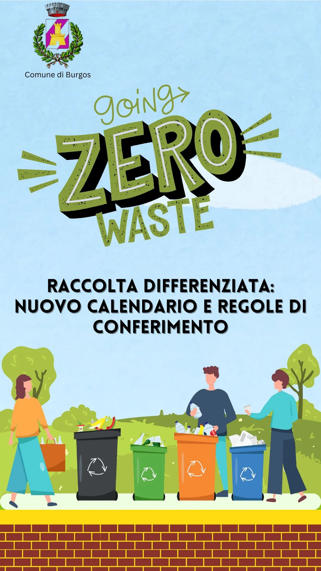 Raccolta differenziata rifiuti 2026. Calendario di raccolta e servizio ritiro domiciliare tessili sanitari su iscrizione. Allegati.