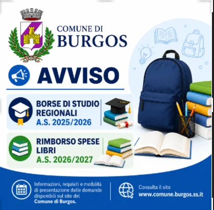 Contributo per il diritto allo studio anno 2026 -borsa di studio regionale A.S. 2025/2026 e buono libri 2026/2027
