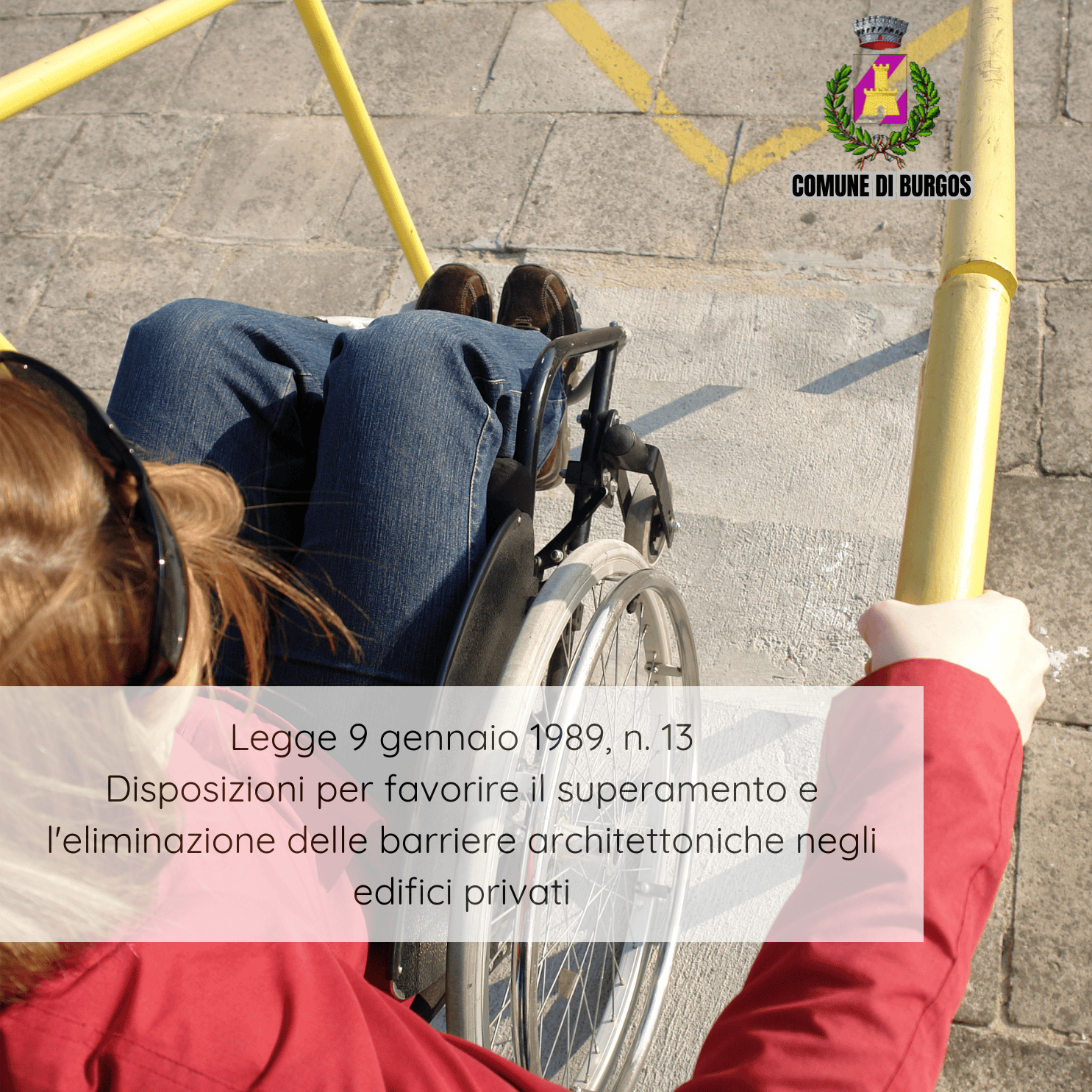 AVVISO-DOMANDE PER IL SUPERAMENTO E L’ELIMINAZIONE DELLE BARRIERE ARCHITETTONICHE NEGLI EDIFICI PRIVATI ANNUALITA’ 2026