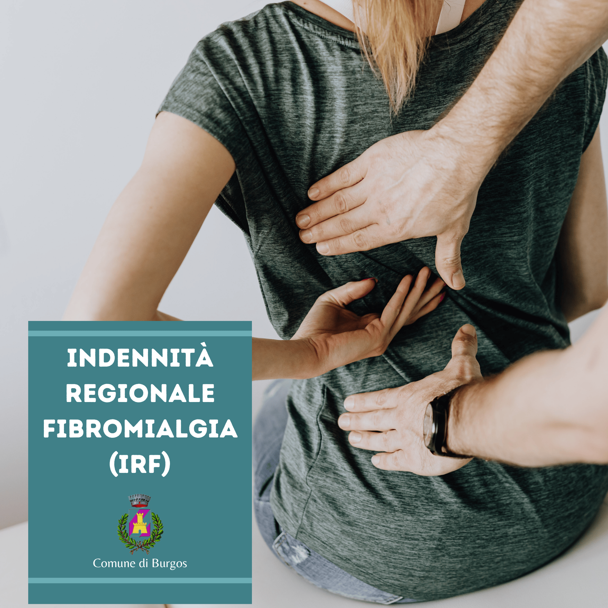 AVVISO -PER LA CONCESSIONE DI UN SOSTEGNO ECONOMICO DENOMINATO “INDENNITÀ REGIONALE FIBROMIALGIA (IRF)”