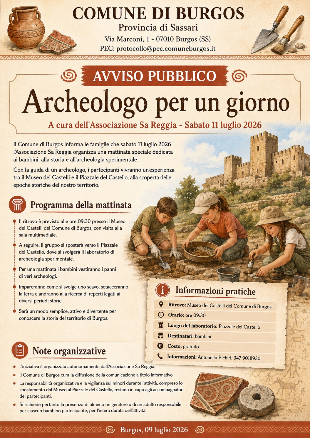 Archeologo per un giorno
