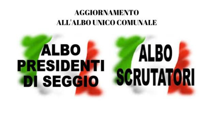 Manifesti - Iscrizione all’albo delle persone idonee all’ufficio di scrutatore di seggio elettorale e Presidente di seggio